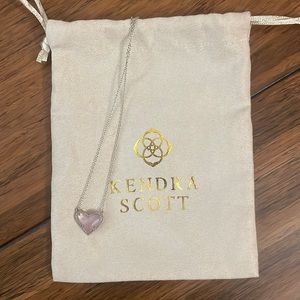 Purple Heart Kendra scott necklace